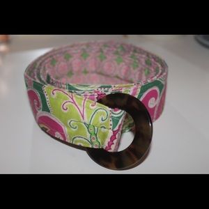2 for $10 - Vera Bradley Belt in Pinwheel Pink EUC